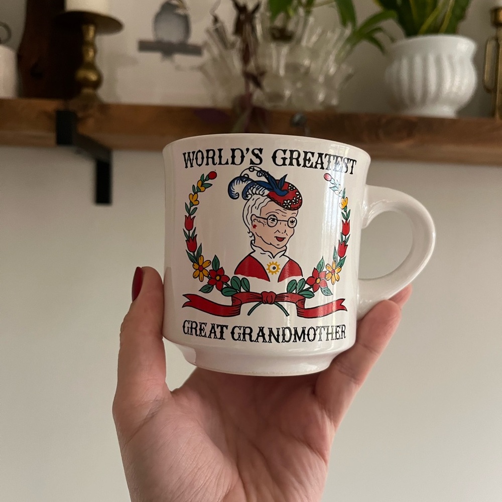Vintage Worlds Greatest Great Grandmother mug